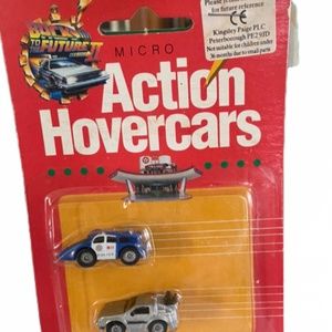 1989 Texaco Back to the Future ll Micro Action Hoverport and Microcars unopened.